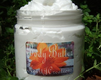 BODY BUTTER with Cocoa Butter - Shea Butter - You Pick your Scent You Want to Create