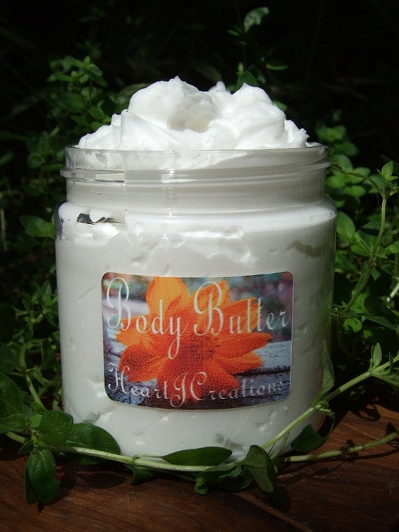 BODY BUTTER with Cocoa Butter - Shea Butter - You Pick your Scent You Want to Create