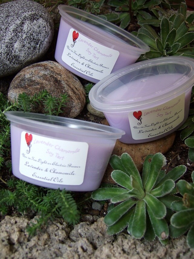 LAVENDER / CHAMOMILE Soy Tart