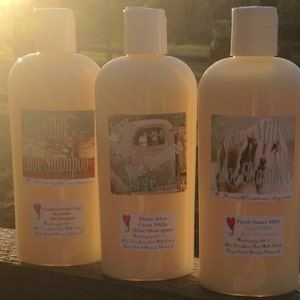 GOAT MILK ALOE Shampoo You Choose the Scent image 4