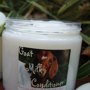 GOAT MILK CONDITIONER Large 16 Oz Tub Custom Scented with Moisturizing Oils image 4