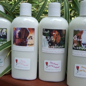 Goat Milk Conditioner All natural Creamy Goat Milk Conditioner image 1