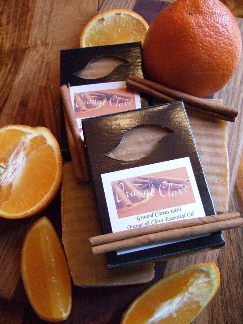 ORANGE CLOVE Essential Oils 5 OZ Large Handmade Soap Bar Clove Etsy