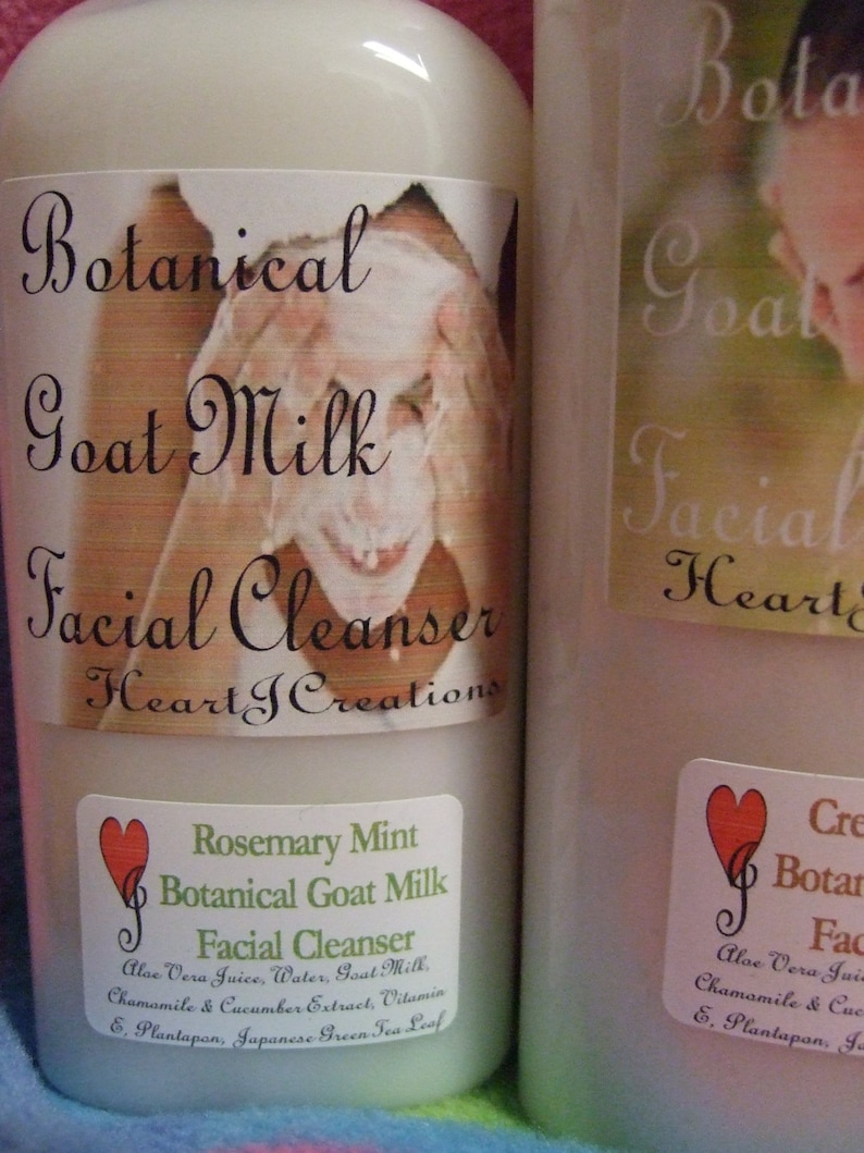 Botanical GOAT MILK Facial CLEANSER image 5