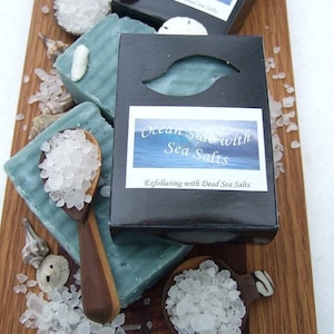 OCEAN SIDE with Sea Salts Handmade Soap
