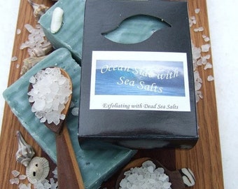 OCEAN SIDE with Sea Salts Handmade Soap