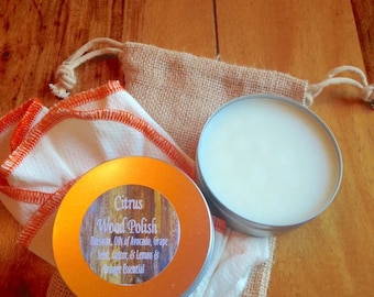 CITRUS WOOD POLISH ~ Lemon & Orange Essential Oils