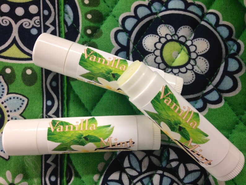 VANILLA MINT Lip Balm All Natural image 2