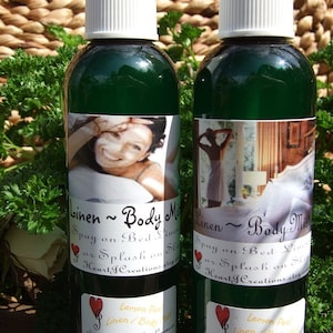 LINEN  /  BODY MIST Custom Scented You Choose the Scent to Be