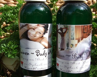 LINEN  /  BODY MIST Custom Scented You Choose the Scent to Be