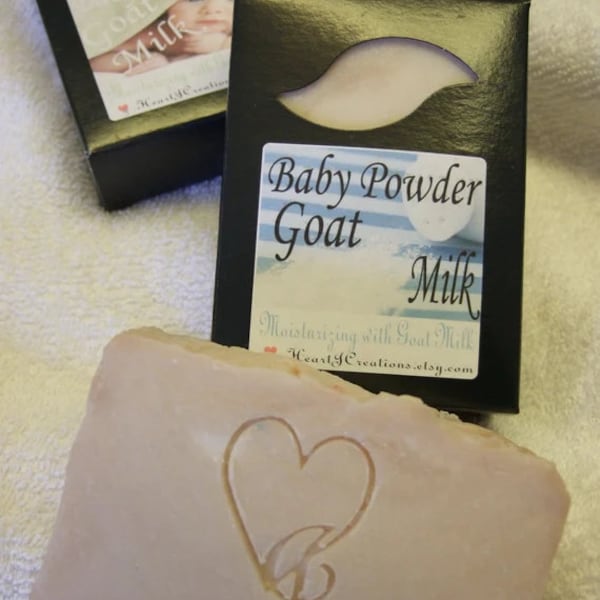 BABY POWDER GOAT Milk Handmade Soap Bar