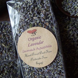 DRIED ORGANIC LAVENDER 1 1/4 Cups image 2
