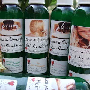 Custom Scented LEAVE IN Conditioning Spray & DETANGLER For all Hair Types - - You Pick the Scent
