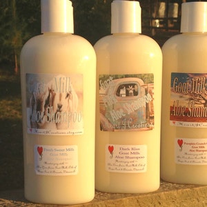 GOAT MILK ALOE Shampoo You Choose the Scent image 1