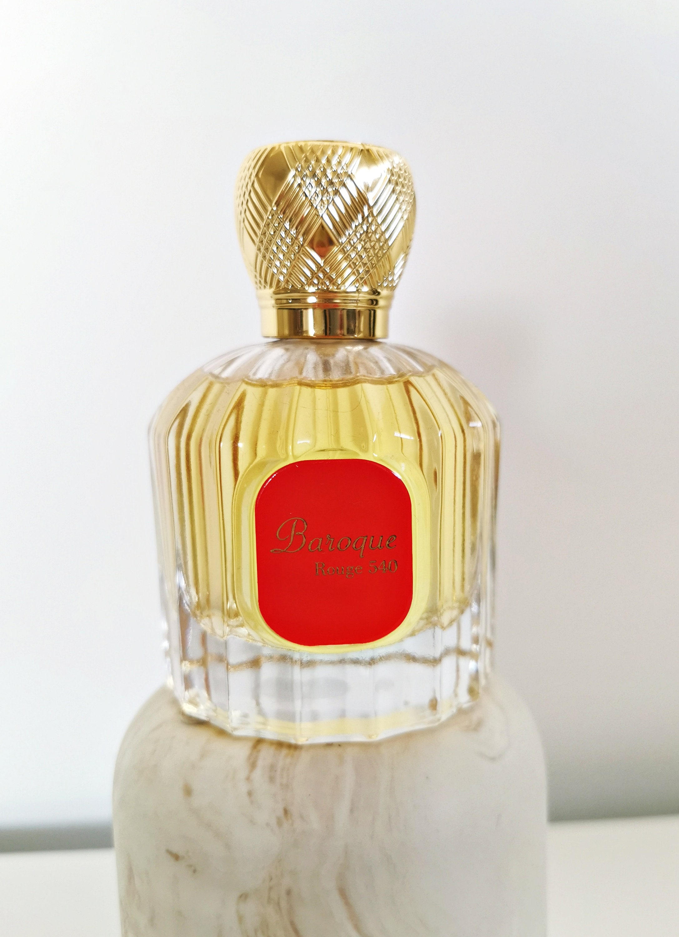 Baroque Rouge 540 Perfume Sample by Maison Alhambra - Affordable Alternative to Baccarat Rouge 540
