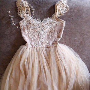 champagne birthday dress