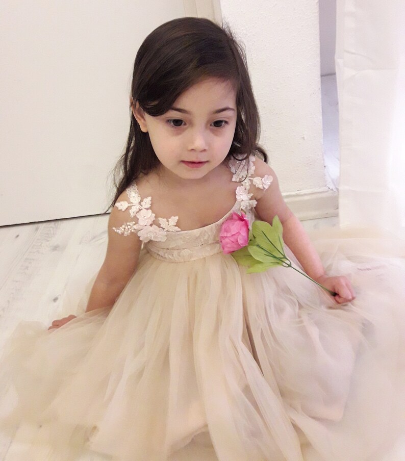 Beaded Flower Girl Dresses