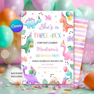 dinosaur invite girl
Three Rex Dinosaur
Girly Dinosaur Invit
Pink Dinosaur
Girl Three Rex Birth
Pastel Dinosaur
Cute Dino Birthday
Pastel Dino Birthday
3rd Birth Invitation
Girly Dinosaur Party
Girl Dino Birthday
Dinosaur Girls
Girl 3 Rex Invite