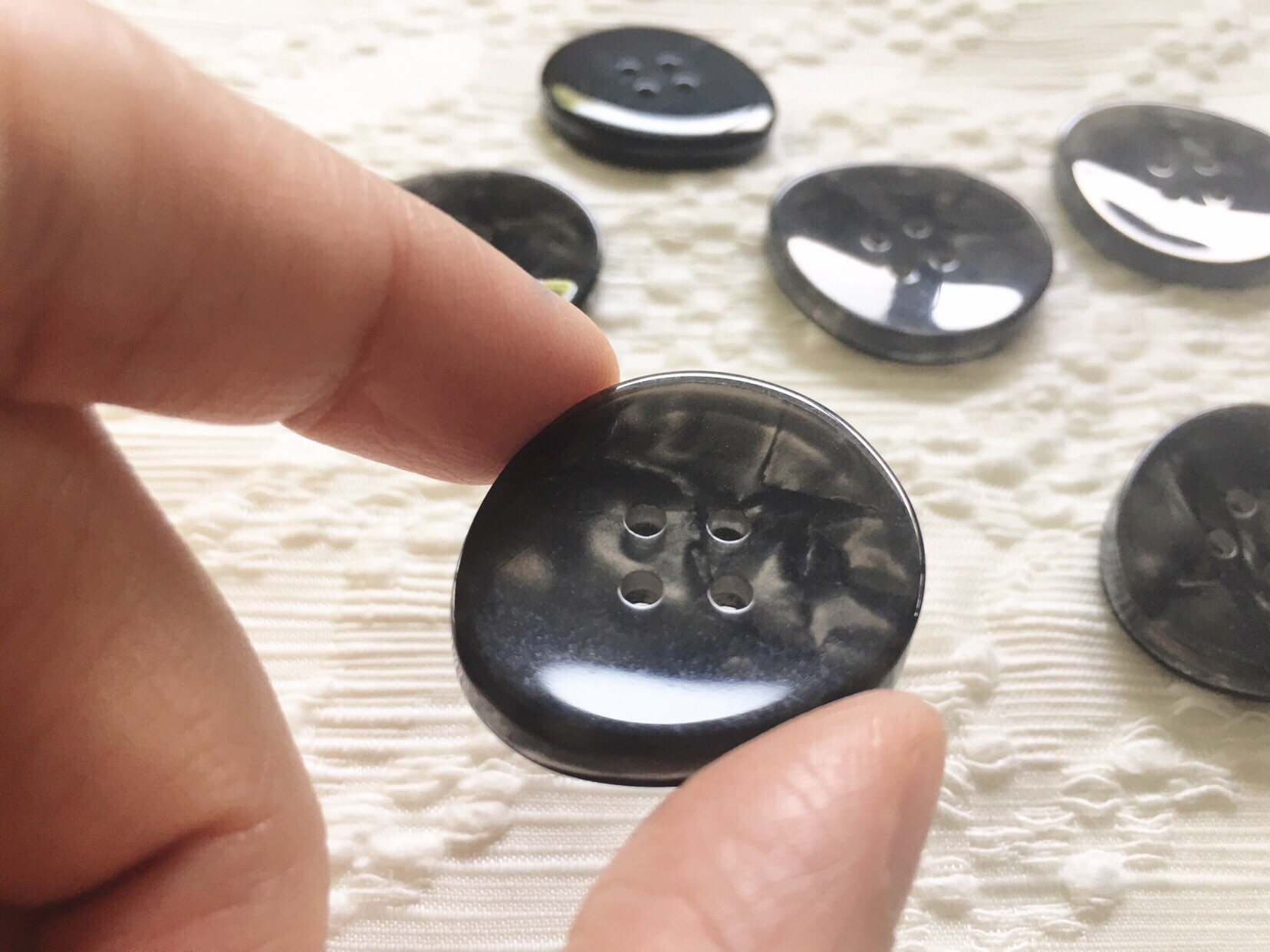 Asymmetrical Buttons - Etsy