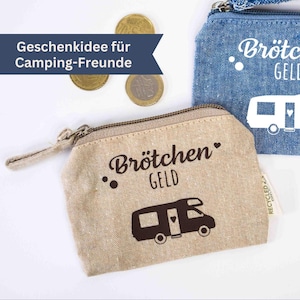 Mini Geldbeutel für Brötchengeld - Camping Wohnmobil Kleingeld