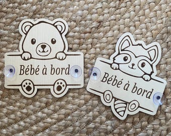 Bébé à bord personnalisé pour voiture
