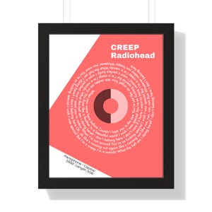 Vinyl Lyric Artwork Print – Music Lover Gift, Personalized Song Lyrics Decor, Unique Keepsake for Home & Special Occasions