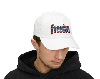 Boné bordado com bandeira do orgulho da liberdade: vestuário de igualdade LGBTQ