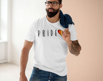 Pride Heart Graphic Tee: LGBTQ+ Unisex Cotton Top
