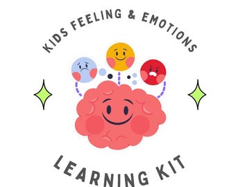 Kids Feelings and Emotions Printable Bundle | SEL Worksheets for Children | Calm Down Corner Tools | Emotional Regulation Activities