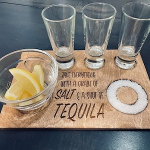 Tequila Shot Glass Tray