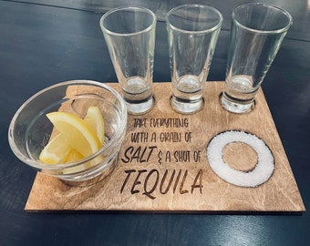 Tequila Shot Glass Tray