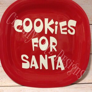 Cookies for Santa plate image 2