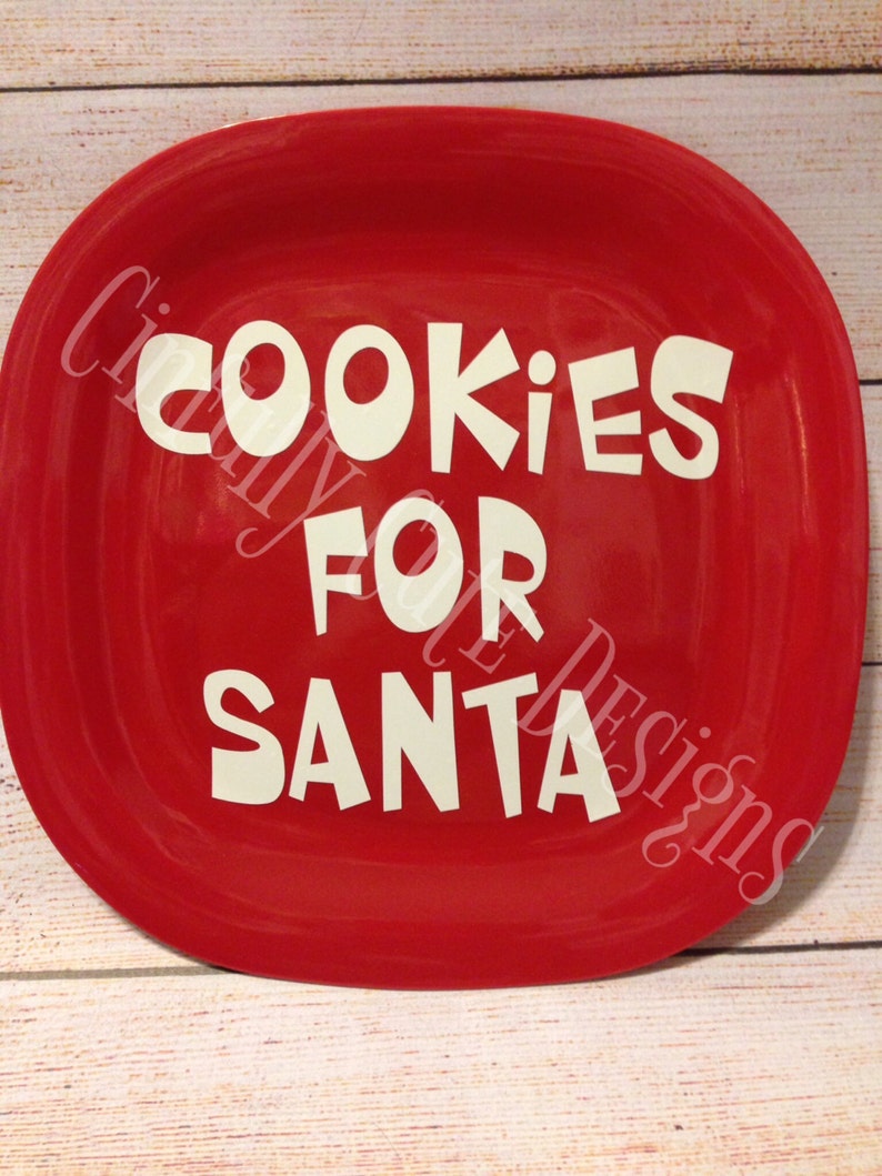 Cookies for Santa plate image 2