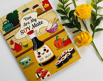 Jolie carte de Saint-Valentin pour petit ami, carte de jeu de mots drôle pour mari, cadeau d'anniversaire pour femme ou petite amie, carte d'anniversaire âme soeur