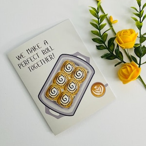 Carte d'amour pour mari, carte de Saint-Valentin pour femme, cadeau boulangerie, cadeau petit ami, cadeau d'anniversaire, carte de partenaire, cadeau romantique pour lui, jeu de mots