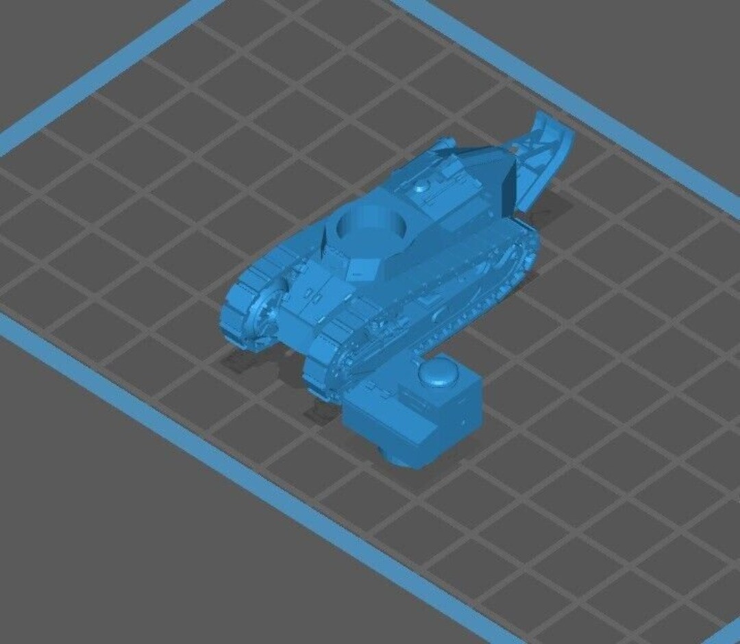 thumbnail image 2 of 1/56 Scale 28mm British Medium C-1 WW1 Tank – 3D Printed Model Kit 2 of 6