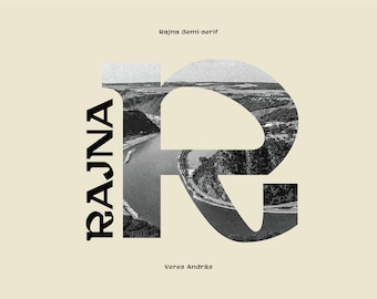 Semi Serif Display Font - Rajna