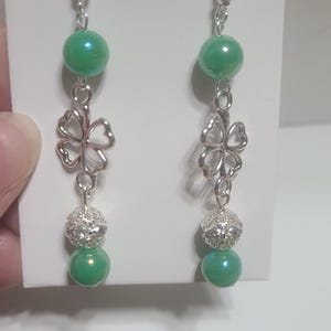 Lucky 4 leaf clover earrings