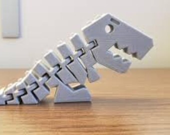 Flexi Rexy - Dinosaurio flexible impreso en 3D