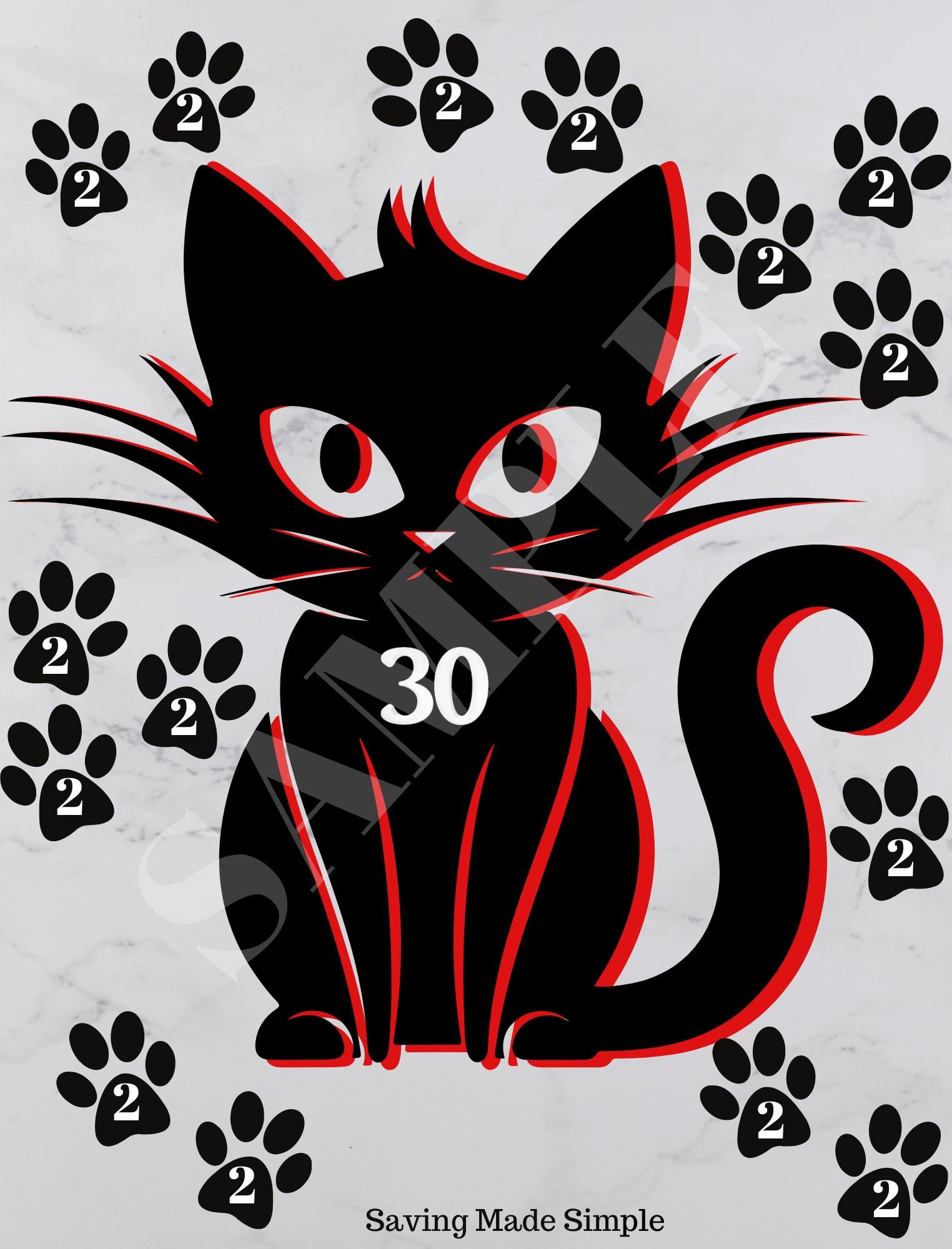 3 Pc Savings Challenge - Black Cat PDF