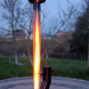 Restaurant and Cafe Outdoor Glass Pellet Fireplace