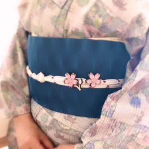 SAKURA Japanese　cherry blossom brooch（hairpin)　obi clip