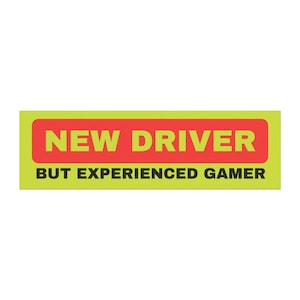 New Driver Car Magnet | Teen Driver Safety Sign | First Time Driver Magnet | Please Be Patient Decal | Bumper Magnet for Learners