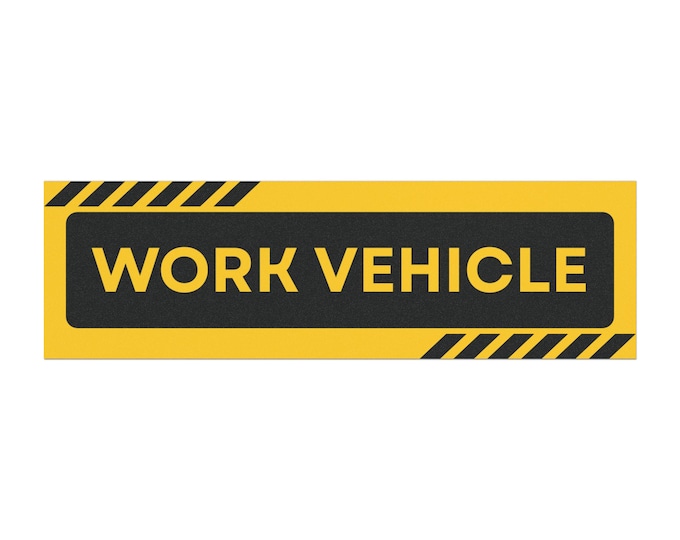 Featured listing image: Work Vehicle Magnet | Removable Truck Decal | Service Van Sign