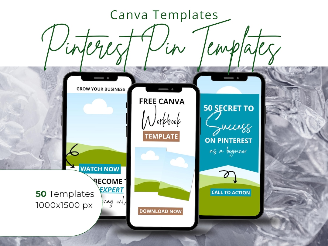 Pinterest Customize 50 Customizable Pinterest Templates to Capture the Eye for Your ...