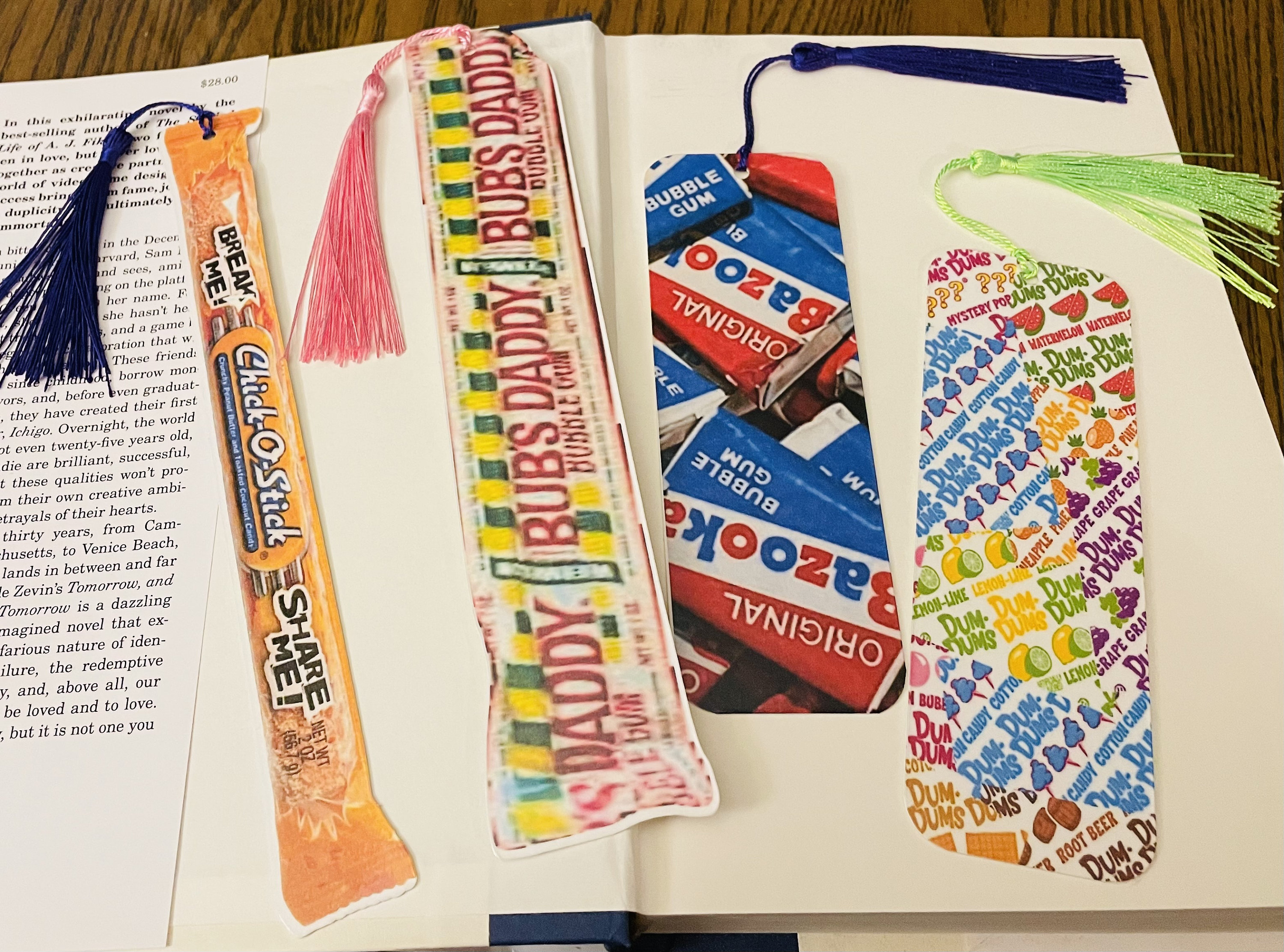 Vintage Look Candy Bookmark - Etsy