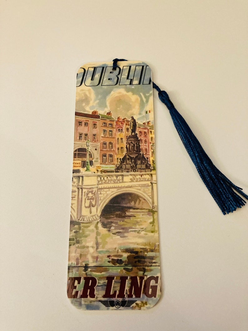 Vintage Travelogue Bookmarks - Etsy