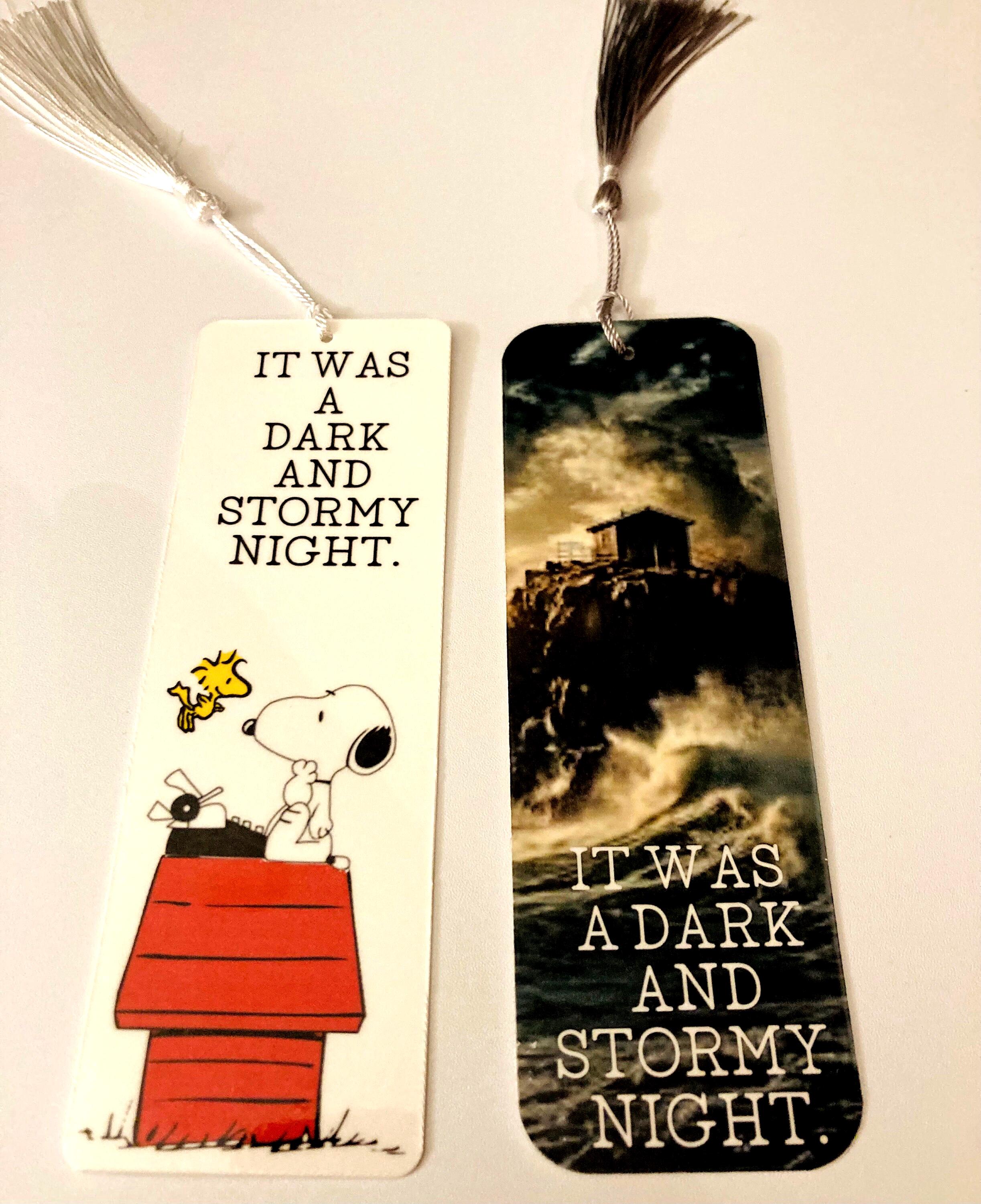 Snoopy It Was a Dark and Stormy Night - Etsy