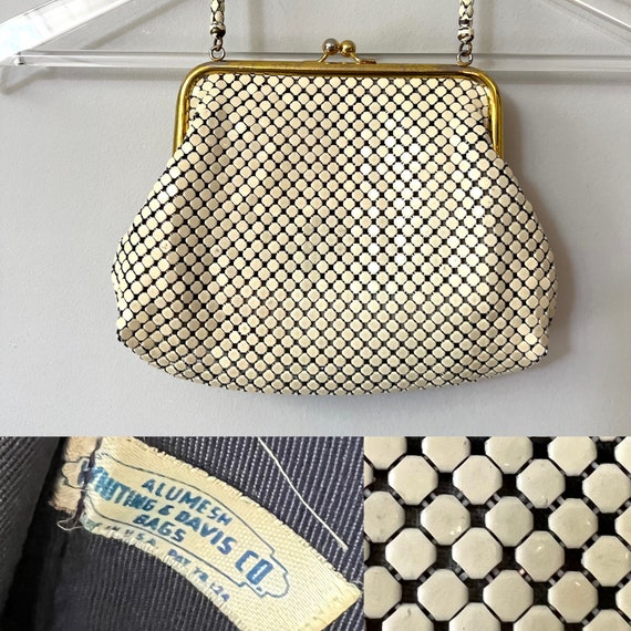 Buy 1940-50s Whiting Davis Gold Mesh Purse, Mirror and Wallet Online in  India - Etsy