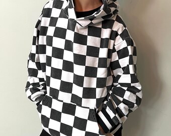 checkerboard sweatshirt